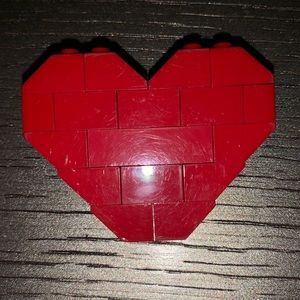 Cute Dee and Ricky lego heart ❤️ pin.